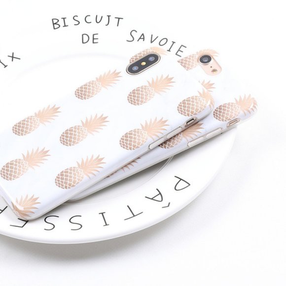 *NEW iPhone 11/Pro/XR Marble Pineapple Case - Picture 4 of 7